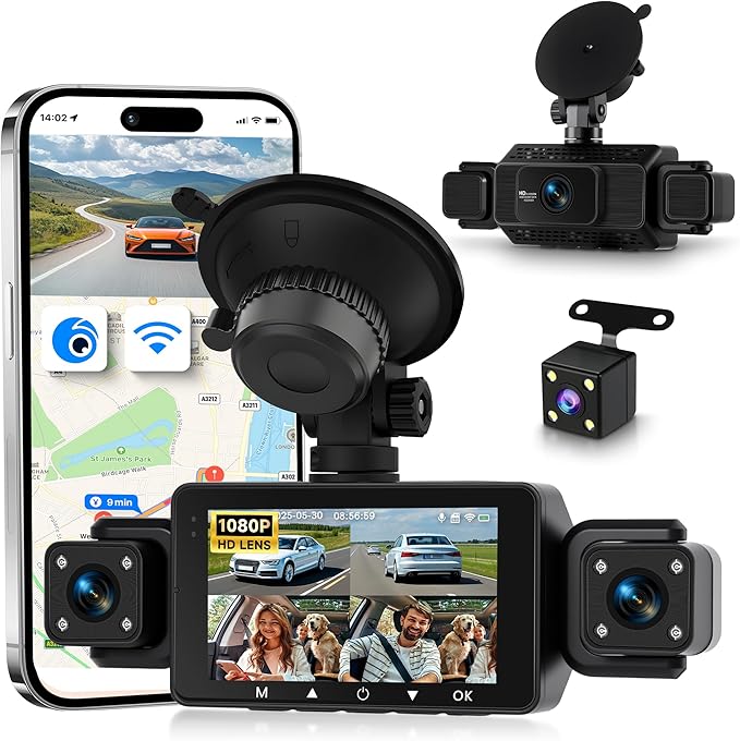 Dashcam Voiture Avant Et Arrière