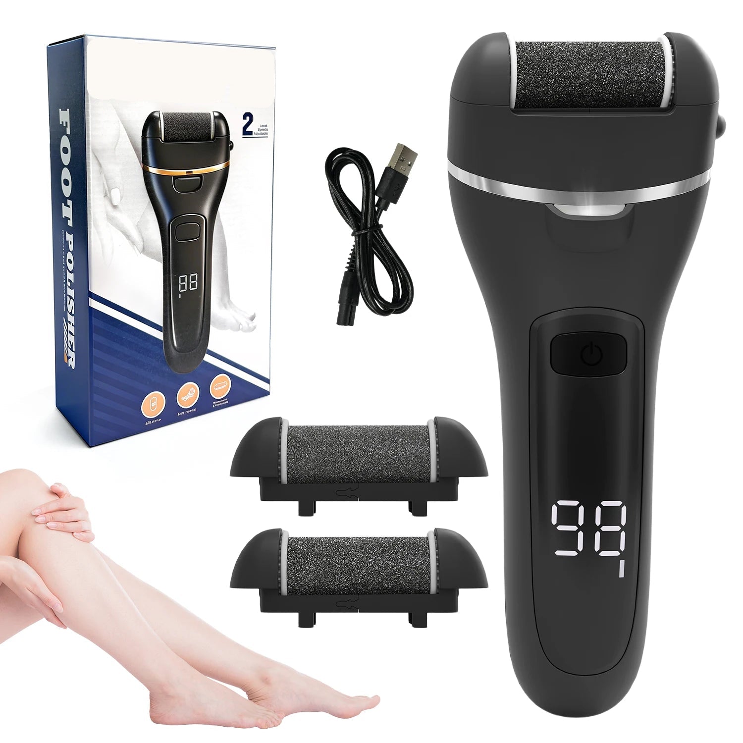 Râpe électrique pour pieds