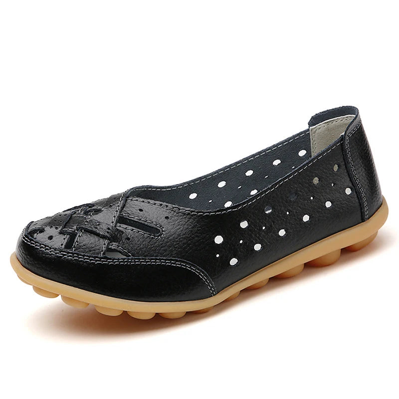 Ballerines En Cuir Orthopédiques