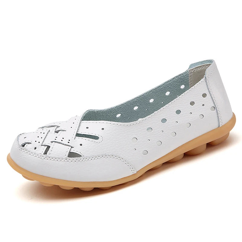 Ballerines En Cuir Orthopédiques