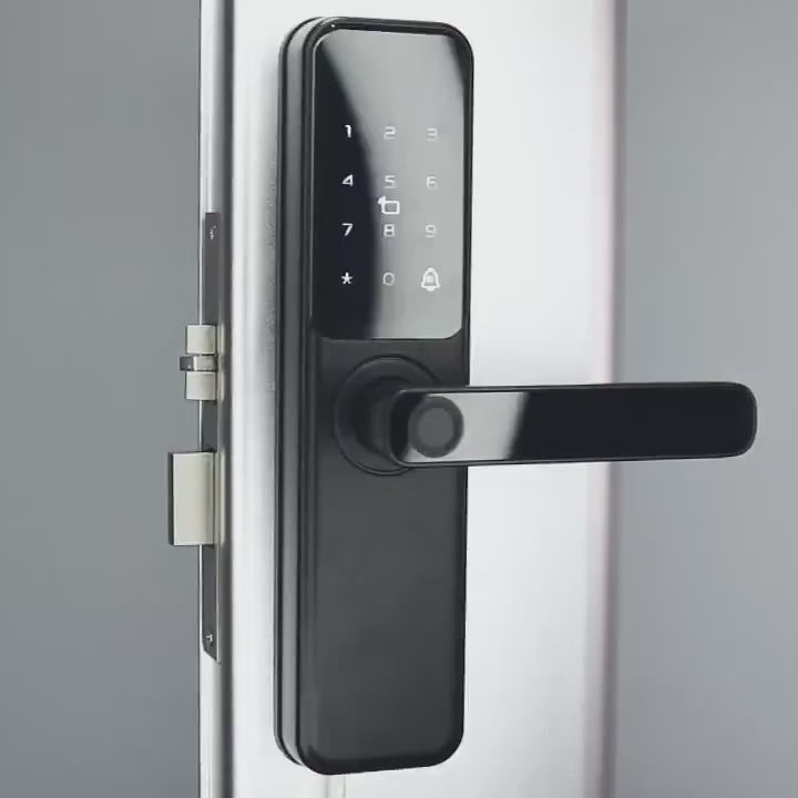 Smart Door Lock — Fingerprint & Code
