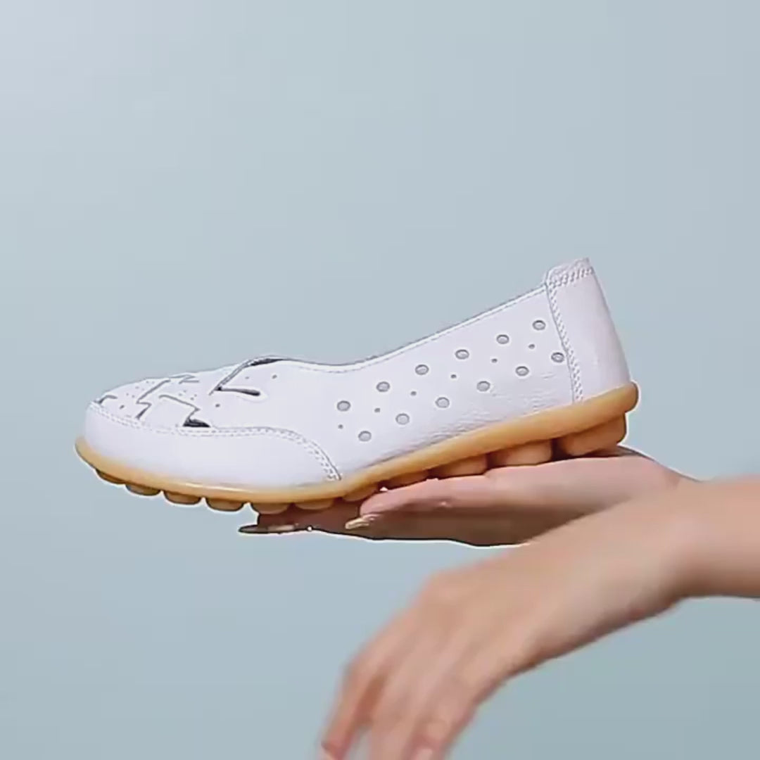 Ballerines En Cuir Orthopédiques