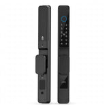 Smart Door Lock Black — Push/Pull Handle